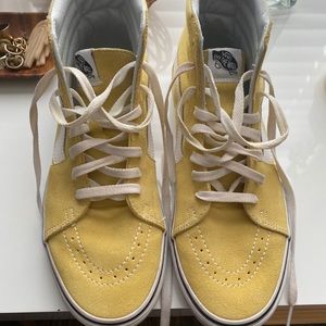 women’s suede yellow Vans